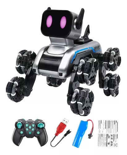 Perro Robot Inteligente con Control Remoto Dual - Tu nueva mascota