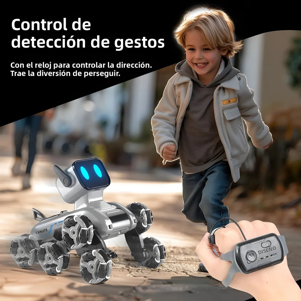 Perro Robot Inteligente con Control Remoto Dual - Tu nueva mascota