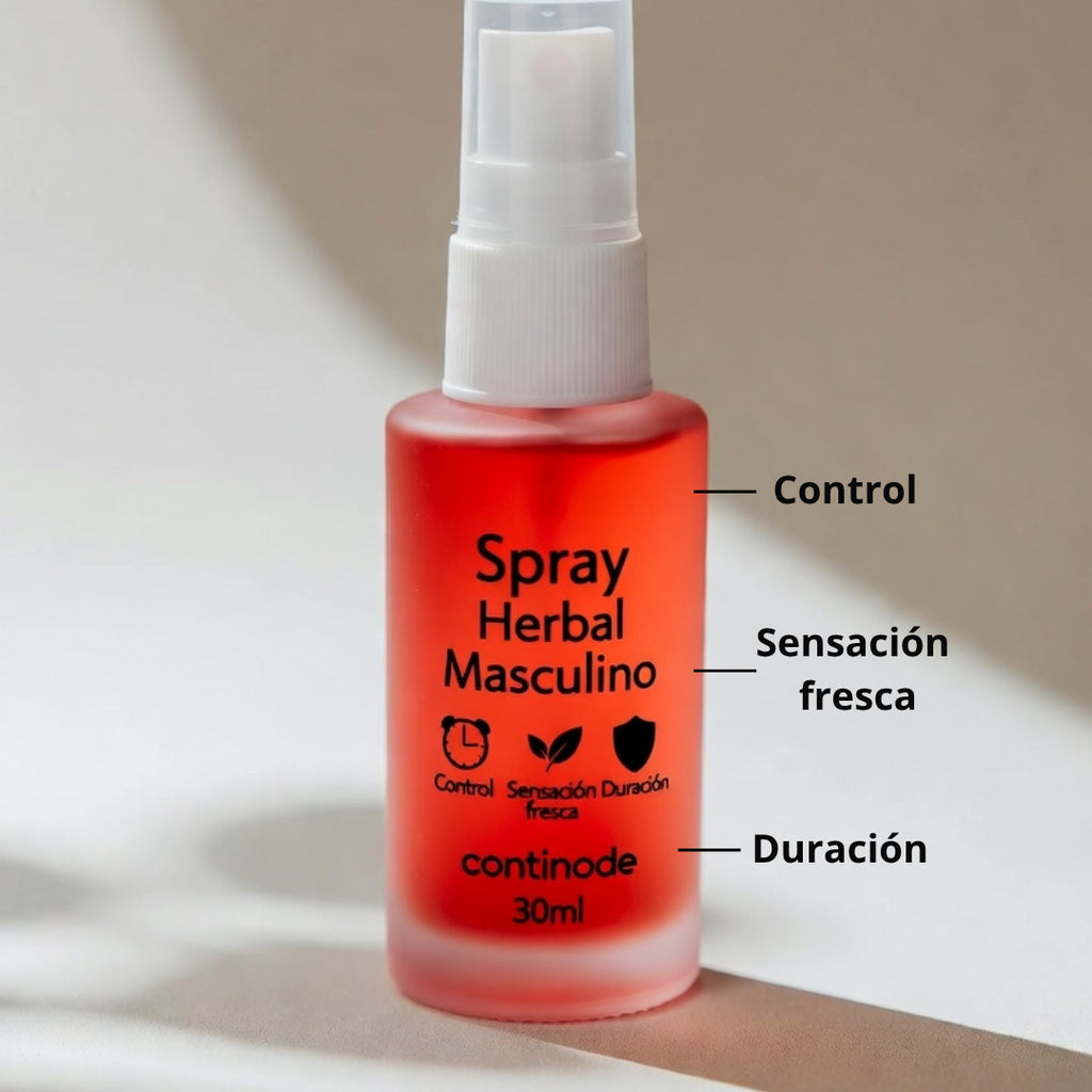 Spray herbal masculino – Control y confianza natural